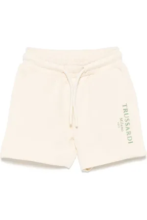 Trussardi Rubberised-logo shorts