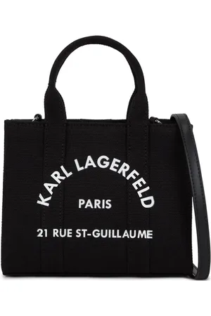Karl Lagerfeld Rue St. Guillaume canvas tote bag