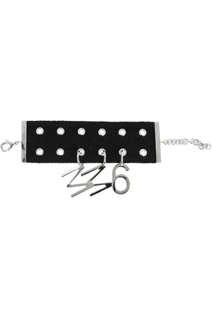 Maison Margiela Logo-charm bracelet