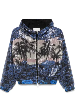 Ermanno Firenze Landscape-motif jacket
