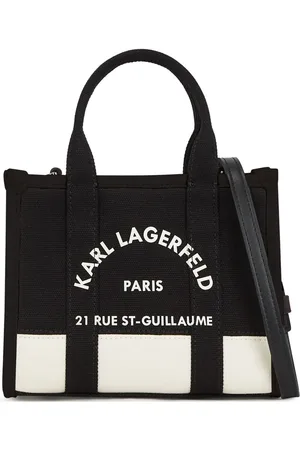Karl Lagerfeld Rue St-Guillaume canvas tote bag