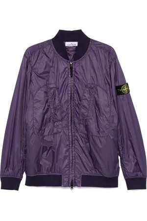 Stone Island Logo-patch bomber jacket