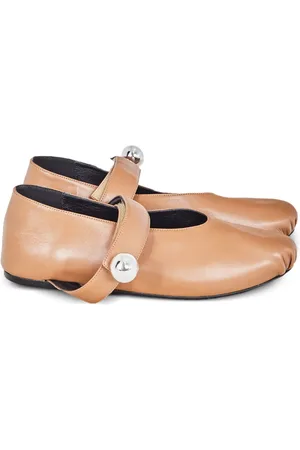 Gloria Coelho Leather ballerina shoes