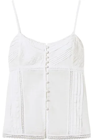 Twin-Set Lace-detailing tank top