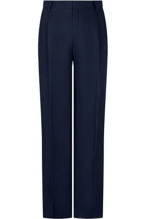 MAN ON THE BOON. Wide-leg linen trousers