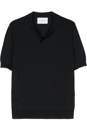 BALLANTYNE Fine-ribbed polo shirt