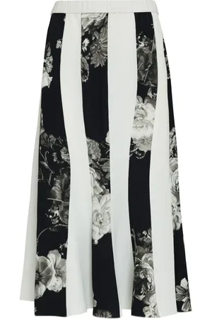 Gloria Coelho English Garden midi skirt