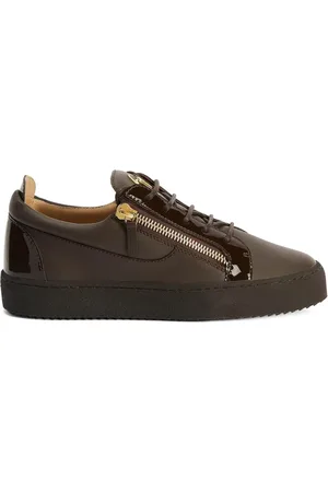 Giuseppe Zanotti Frankie patent-leather lace-up sneakers