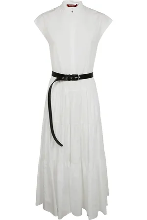 Max Mara Bairo tiered midi dress
