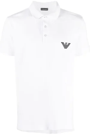 Emporio Armani Logo-embroidered stretch-cotton polo shirt