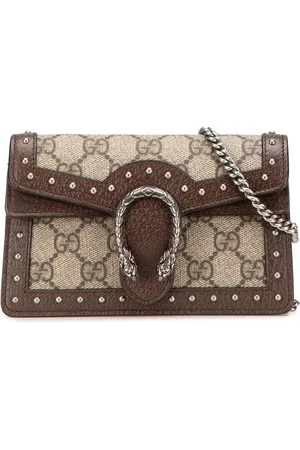 Gucci 2016-2024 Super Mini GG Supreme Studs Dionysus crossbody bag