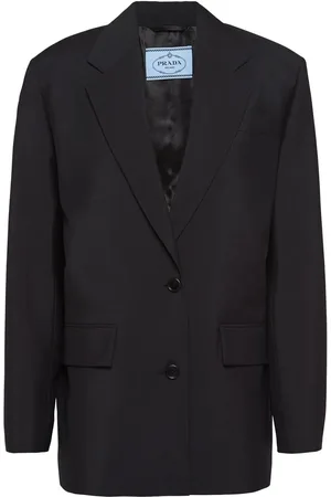 Prada Single-breasted kid-mohair jacket