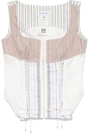 Marine Serre Regenerated striped top