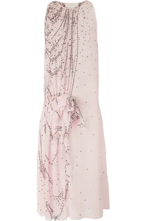 GENNY Knot detail midi dres