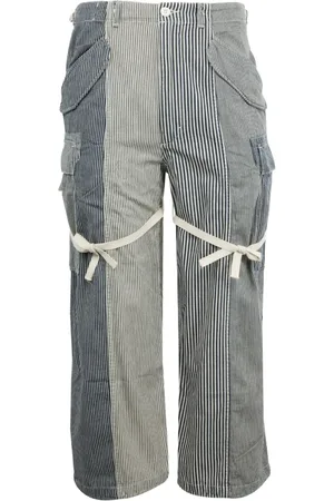 R13 Cargo cropped trousers