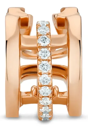 De Beers 18kt rose diamond Horizon earcuff