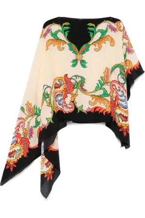 Etro Paisley poncho