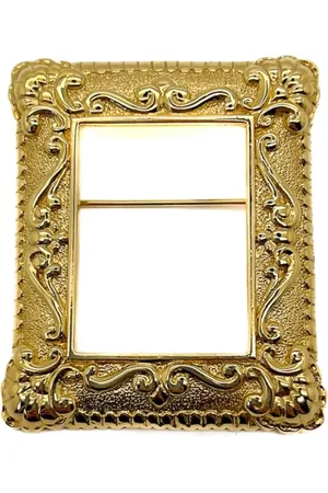 JENNIFER GIBSON JEWELLERY 1980s x Givenchy Picture Frame brooch