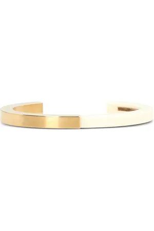 Saint Laurent Duet debossed-logo bracelet