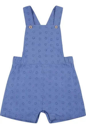 Petit Bateau Broderie-anglaise dungarees