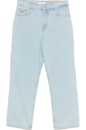 Maison Kitsuné Logo-embroidered jeans