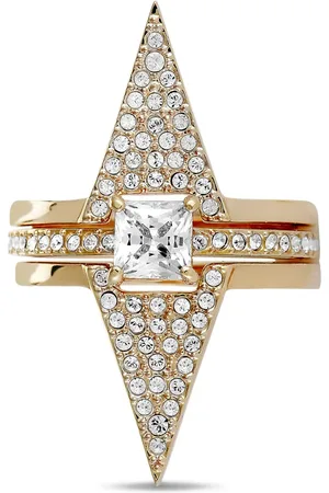 Swarovski Funk ring set (set of three)