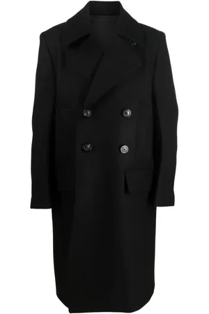 Rick Owens Double-breasted wide-lapel coat