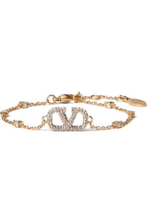 VALENTINO GARAVANI VLogo Signature crystal bracelet