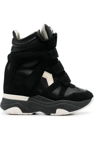 Isabel Marant Balskee high-top leather sneakers