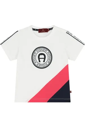 Aigner Logo-printed striped T-shirt