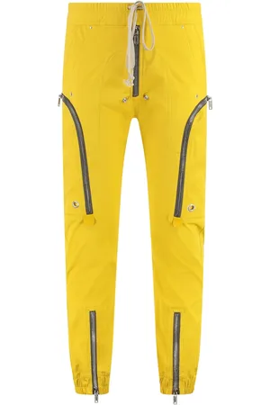 Rick Owens Bauhaus leather cargo trousers