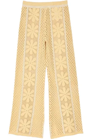 Sandro Embroidery trousers