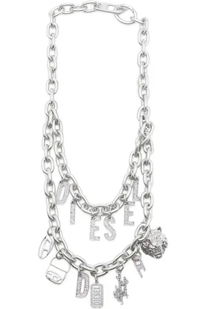 Diesel X HOSHI logo lettering bag charm