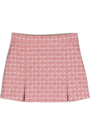 Gucci Double G logo-jacquard skirt