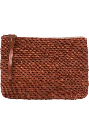 IBELIV Ampy raffia clutch