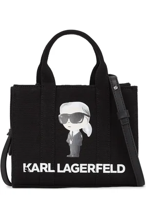 Karl Lagerfeld Ikon Aquarelle canvas tote bag