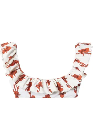 La DoubleJ Ruffled bikini top