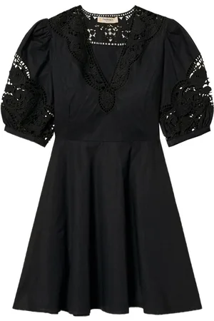 Twin-Set Lace detailing mini dress