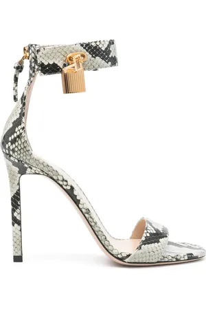 Tom Ford 105mm leather padlock sandals