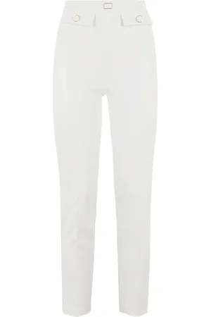 Elisabetta Franchi Logo-plaque trousers