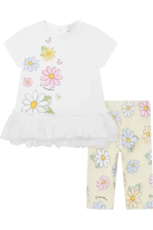 MONNALISA Floral-print two-piece set