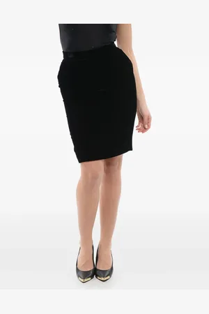 Saint Laurent Velvet pencil skirt