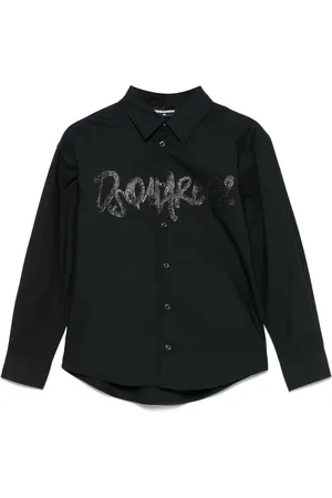 Dsquared2 Glitter-logo shirt