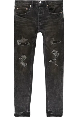 Purple Brand Distressed slim-cut jeans