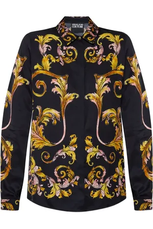VERSACE Outline Barocco-print shirt