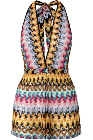 Missoni Zigzag-pattern playsuit