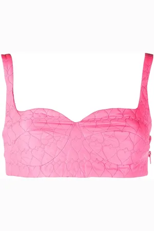 Marco Rambaldi Heart-print bralette top