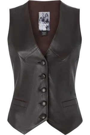 Pinko Leather waistcoat