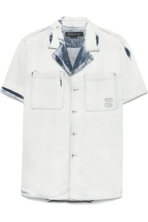 Federico Cina Bleached bowling shirt