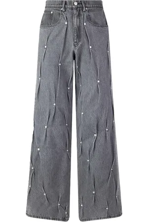 Kusikohc Multi-rivet jeans